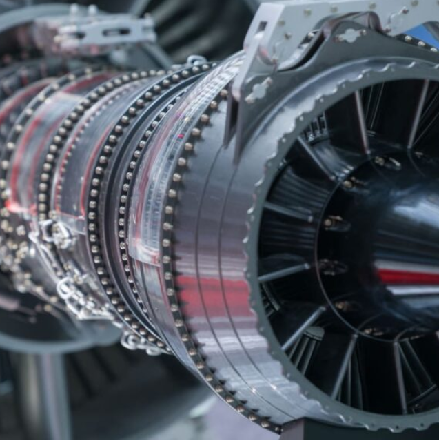 Aerospace turbine engine assembly